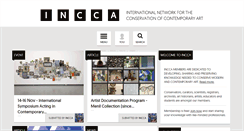 Desktop Screenshot of incca.org