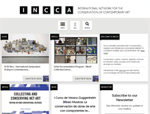 Tablet Screenshot of incca.org